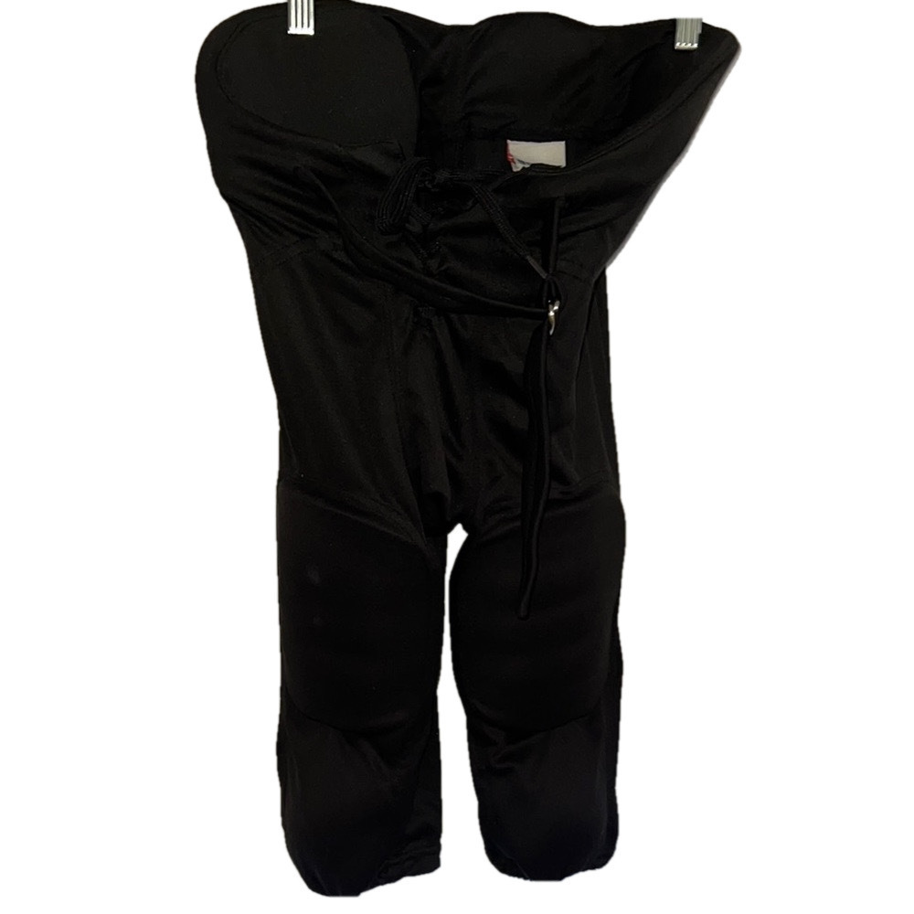 Sports Unlimited Football - Hockey Black Drawstring Pants, Youth Large T4